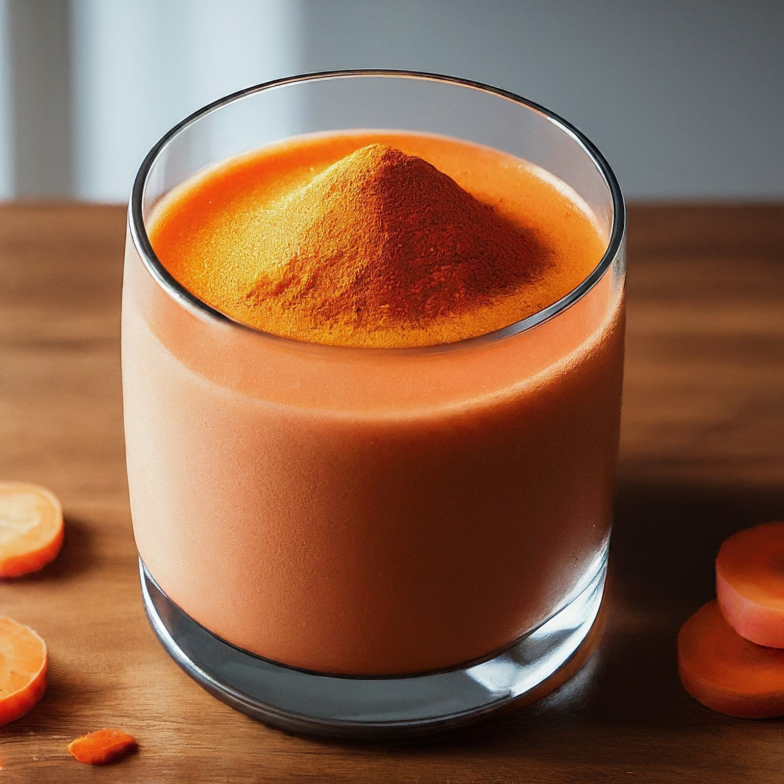 Carrot Powder Smoothie