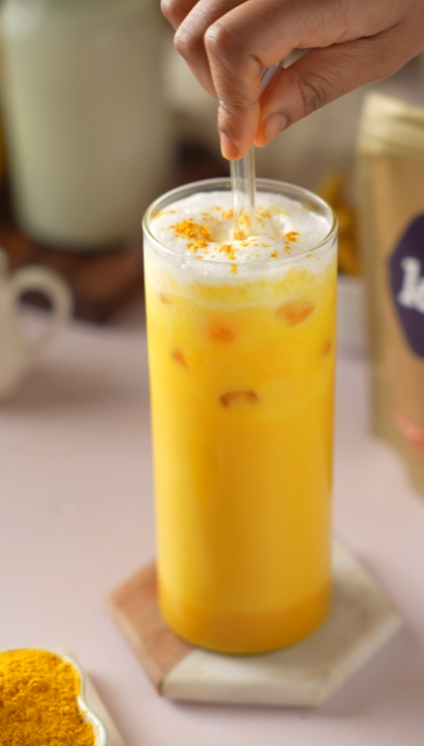 Iced Turmeric Latte Recipe