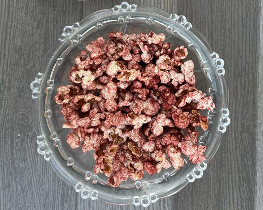 Beetroot popcorn