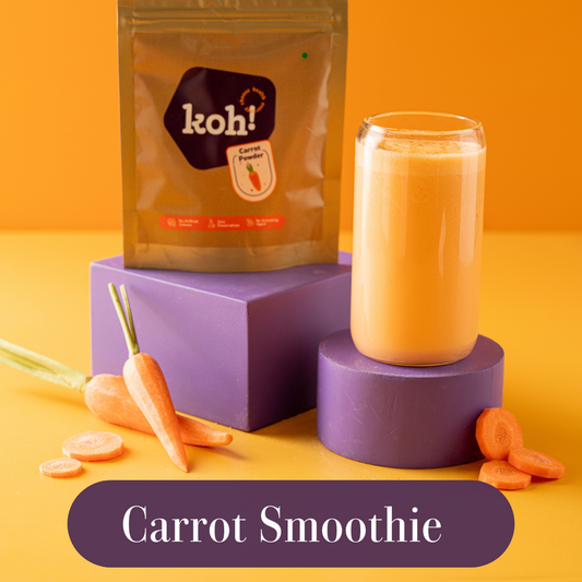 Carrot Powder Smoothie